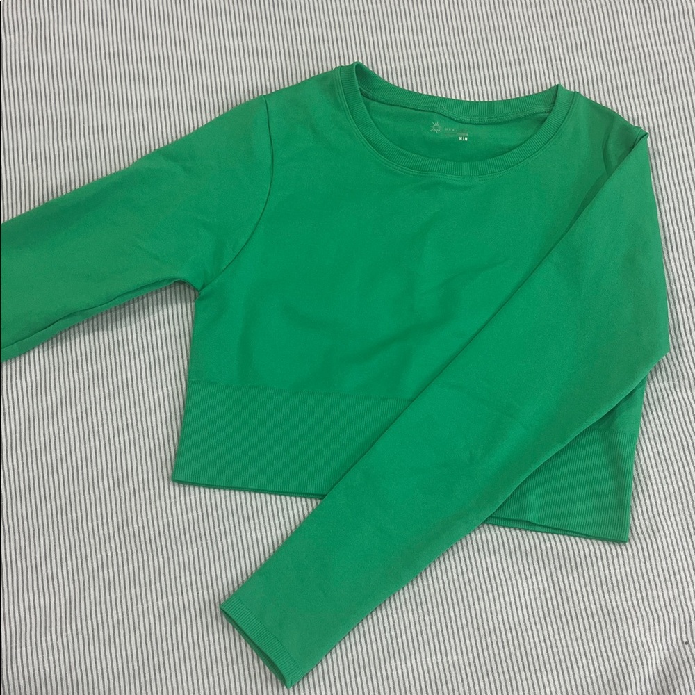 Aerie Green Crop Top